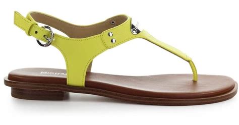 michael kors sandals lime green.